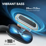 Soundcore AeroFit 2 earphones showing controls and earcup design