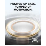 Side view of Soundcore Sport X20 earbuds with ear hooks