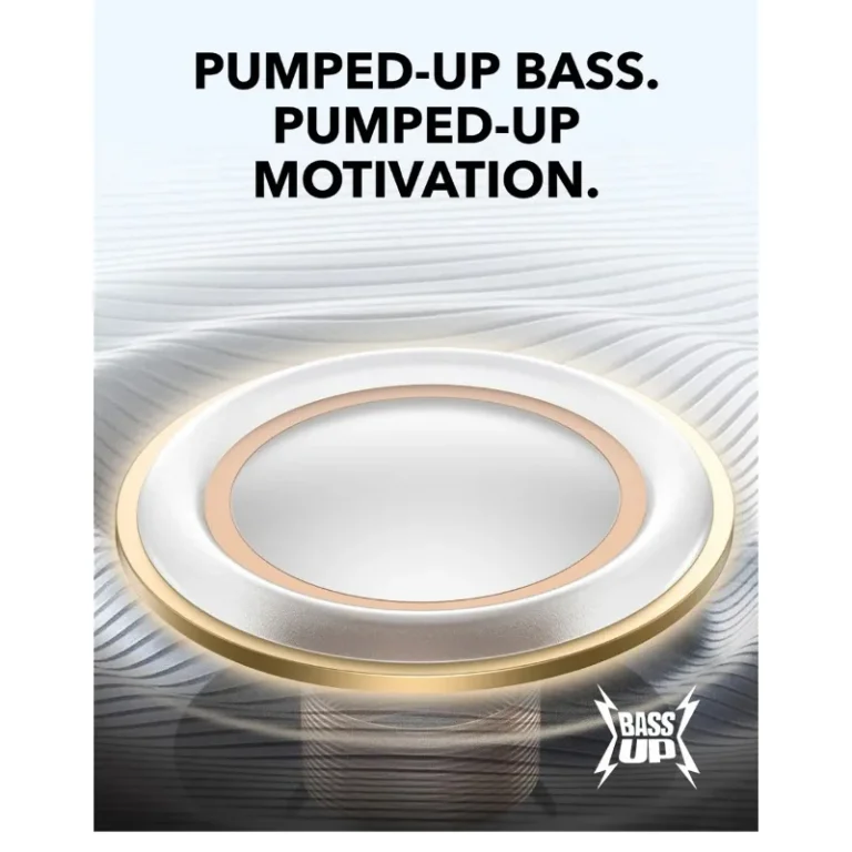 Side view of Soundcore Sport X20 earbuds with ear hooks