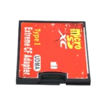 TISHRIC Micro SD to CF Card Adapter with inserted Micro SD card