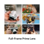 Side view of TTArtisan AF 40mm F2 autofocus lens