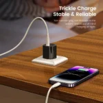 Toocki 20W GaN USB C charger in pink color close-up