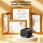 Compact Toocki 20W GaN USB C fast charger blue variant