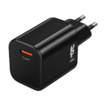 Toocki 20W GaN USB C fast charger front view black