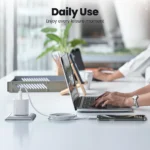 Side angle of compact Toocki 25W USB-C fast charger