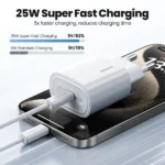 Close-up of Toocki 25W USB-C charger port