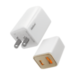 Toocki 67W GaN USB-C charger front view with foldable US plug