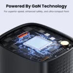 Toocki 45W GaN USB-C charger plugged into power outlet