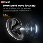 MINISO MS190 Bluetooth headphones worn on ear hook style