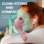 Transparent Wireless Earbuds with ENC Noise Cancel & LED - Image 3