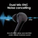 Transparent Wireless Earbuds with ENC Noise Cancel & LED - Image 4