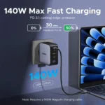 UGREEN 200W GaN Travel Charger with PD 3.1 & QC 4.0 - Image 5