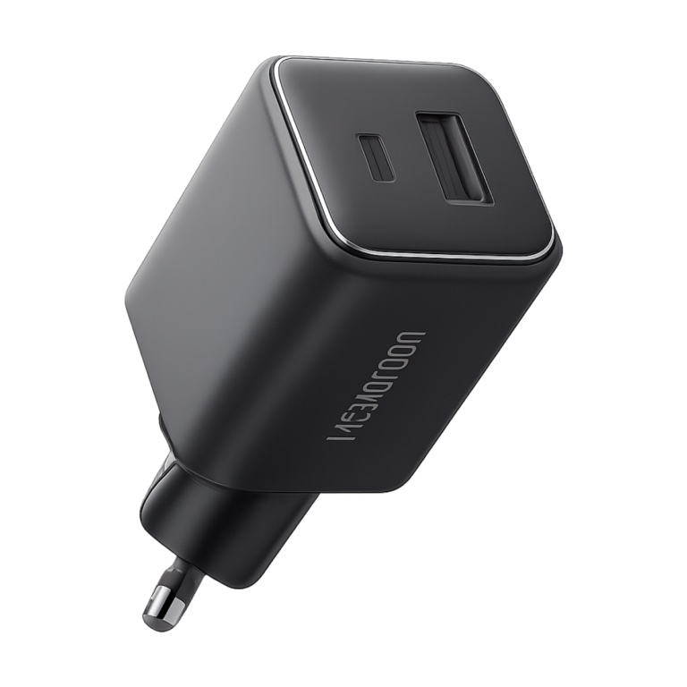 UGREEN 20W GaN Mini USB-C PD charger compatible with iPhone 15-17 Pro Max and Samsung S25