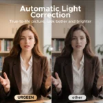 UGREEN webcam with auto focus feature close-up