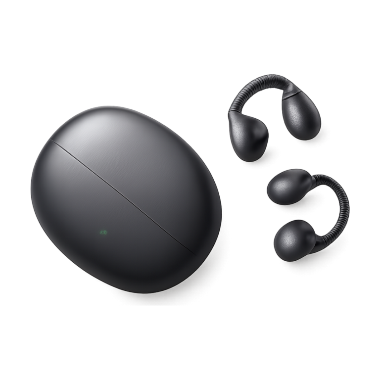 UGREEN ClipBuds open-ear wireless headphones with charging case