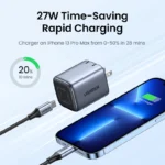 UGREEN GaN 45W Dual USB-C Fast Charger with PD & QC 3.0 - Image 2
