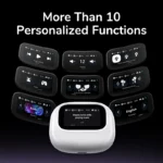 Side view of UGREEN Bluetooth earphones with ANC