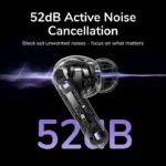 UGREEN TWS earbuds showing customizable lock screen wallpaper