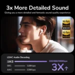 UGREEN Bluetooth earbuds paired with EchoBuds Magic Case