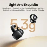 Ergonomic clip design of UGREEN HiTune S3 earbuds for secure fit