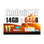 URAO 11 inch Android 14 tablet with keyboard and stylus