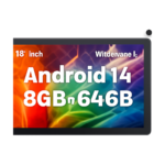 Front view of URAO C11 10.1 inch Android 14 tablet