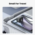 65W GaN USB fast charger with retractable cable for MacBook iPhone Xiaomi