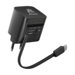 ASOMETECH 65W GaN USB C fast charger with 3 ports