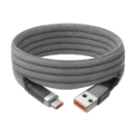 Braided USB Type C 5A fast charge cable for iPhone and Android devices