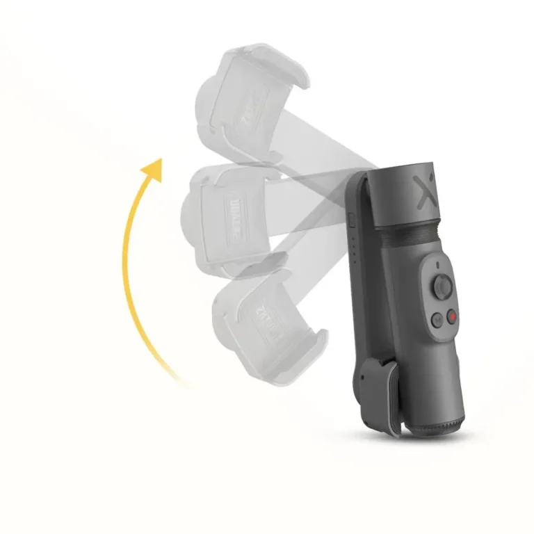 Zhiyun Smooth X gimbal folded compact for easy portability