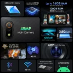 Ulefone Armor Pad Pro tablet with dual speakers visible