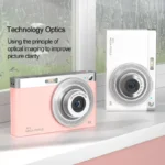 Compact digital camera displaying 2.8 inch IPS screen