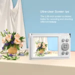 Color options of C13 digital camera: black, white, blue, pink