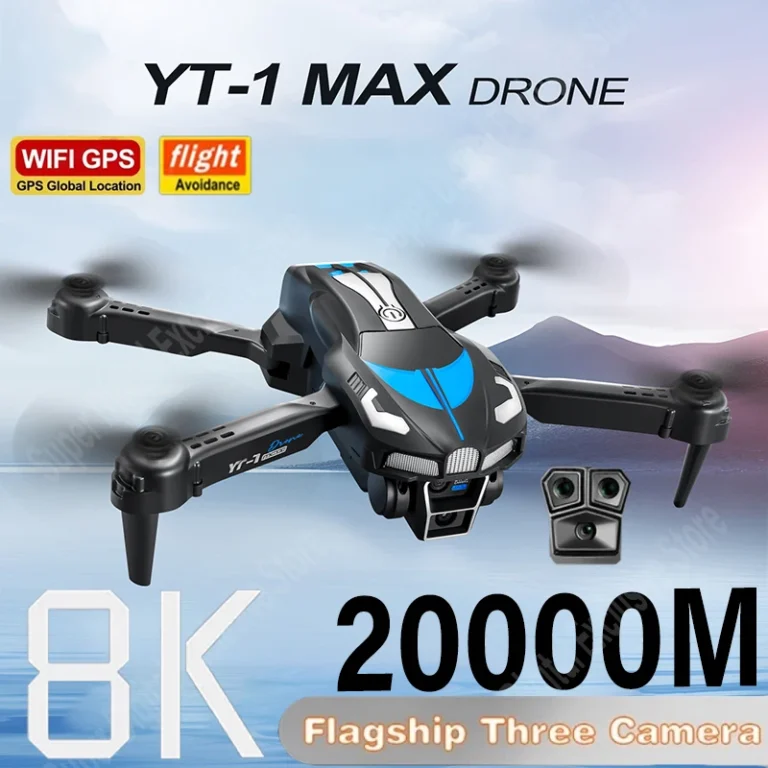 Upgrade YT11 drone front view with 8K HD cameras and brushless motor