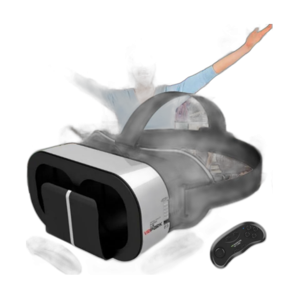 VRPARK V5 4K Virtual Reality Glasses for smartphones up to 6.7 inch with Bluetooth controller option
