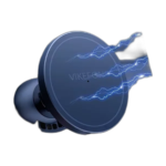 VIKEFON magnetic wireless car charger mounted on air vent with iPhone