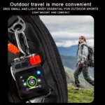 VIKEFON desktop subwoofer with alarm clock and LED screen