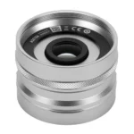 Front view of VILTROX 0.8X 28mm wide angle lens showing metal mount