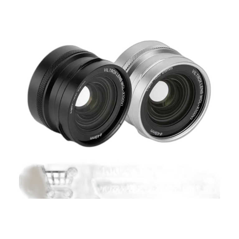 VILTROX WCL-X100VI 0.8X 28mm wide angle conversion lens attached to Fujifilm X100 camera