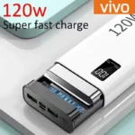 VIVO power bank showing digital display and ports