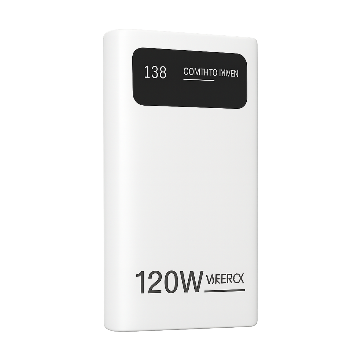 VIVO 120W 200000mAh Large Capacity Power Bank Super Fast Charging Portable Emergency Battery Supply Mobile Power For Iphone-bg-clean VIVO 120W 200000mAh portable power bank front view