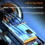 VIVO power bank displaying LED digital battery indicator