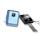 VIVO 200000mAh power bank front view with built-in cables