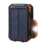 VIVO 200000mAh solar power bank with digital display and metal shell