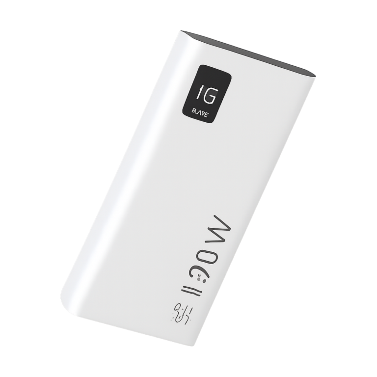 VIVO 50000mAh 120W portable power bank with LED display and USB Type-C ports