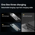 VIVO magnetic power bank charging an iPhone wirelessly