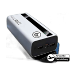 VIVO 500000mAh 120W fast charging power bank in black and white