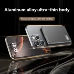 Side view of VIVO 50000mAh magnetic power bank showing slim profile