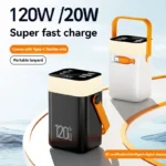 Side view of VIVO 50000mAh portable power bank