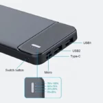 VIVO 120W fast charger power bank with safety certifications label